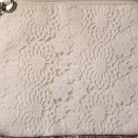 ANTICA SANTORIA Cloth, Lace & Pearls Handbag Shoulder Bag New w/Tag - Picture 12 of 12